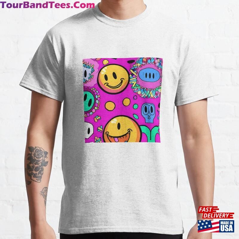 Smile Faces Graphics Classic T-Shirt Sweatshirt Unisex 29Uf122898 – Utopia Fashion