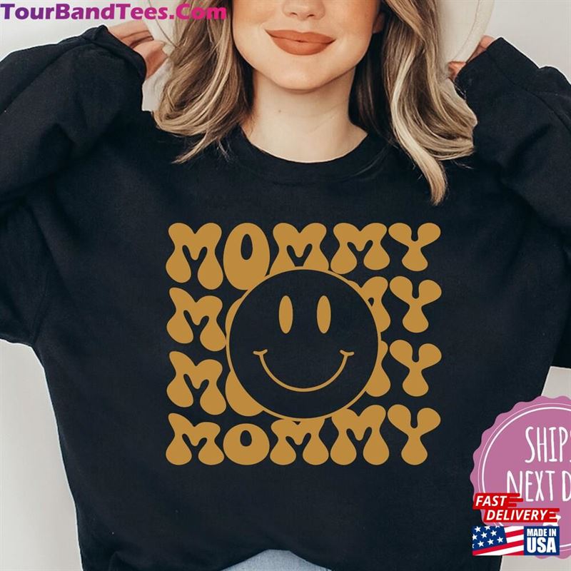 Smiley Mommy Crewneck Sweatshirt Mama Gifts For Mom Classic 29Uf141629 – Utopia Fashion