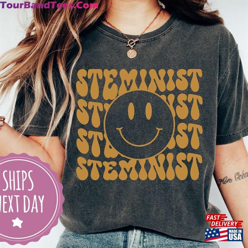 Smiley Steminist Shirt Stem Student Gift Woman Unisex Classic 29Uf141603 – Utopia Fashion