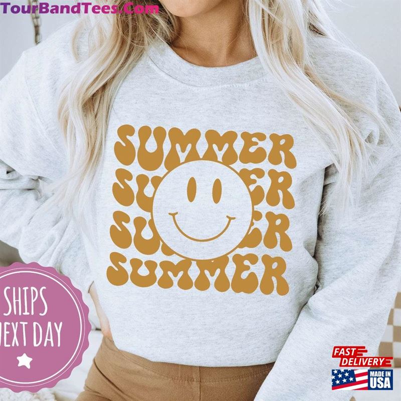 Smiley Summer Sweatshirt Crewneck Hoodie Unisex 29Uf118710 – Utopia Fashion