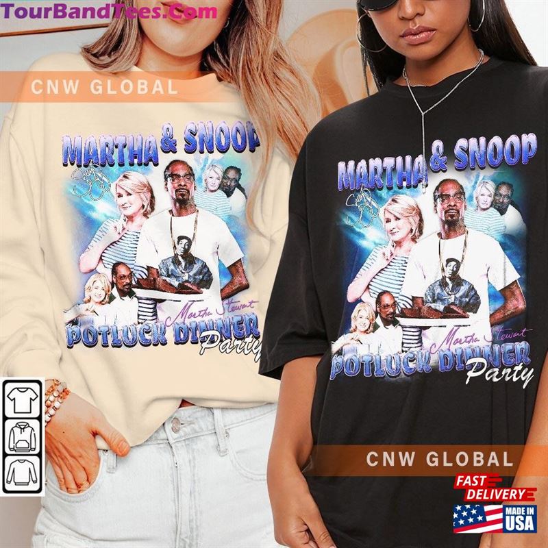 Snoop Dogg Martha Rap Shirt 90S Y2K Vintage Stewart Bff Potluck Dinner Party Cooking Sweatshirt Unisex 29Uf124442 – Utopia Fashion