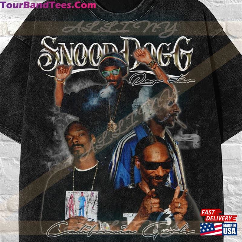 Snoop Dogg Vintage Washed T-Shirt Classic 29Uf124454 – Utopia Fashion