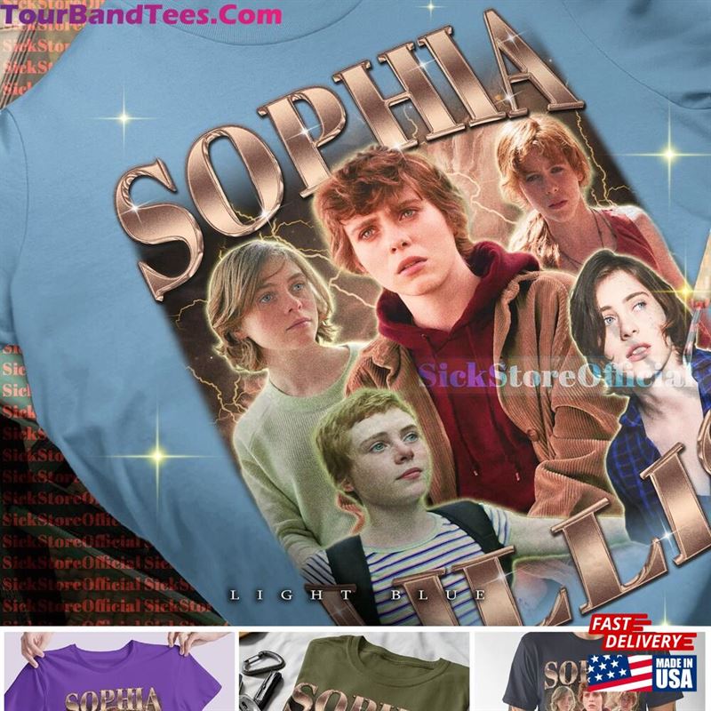 Sophia Lillis Vintage Shirt Homage T-Shirt Fan Tees Classic Hoodie 29Uf131909 – Utopia Fashion