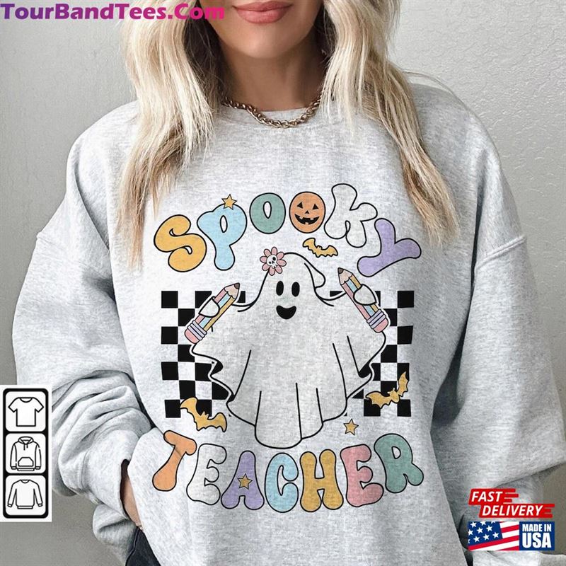 Spooky Teacher Comfort Colors Sweatshirt Halloween Tee Vibes Shirt Unisex 29Uf123206 – Utopia Fashion