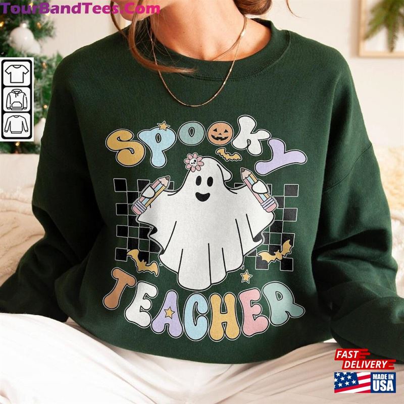 Spooky Teacher Comfort Colors Sweatshirt Halloween Tee Vibes Shirt Unisex 29Uf123206 – Utopia Fashion