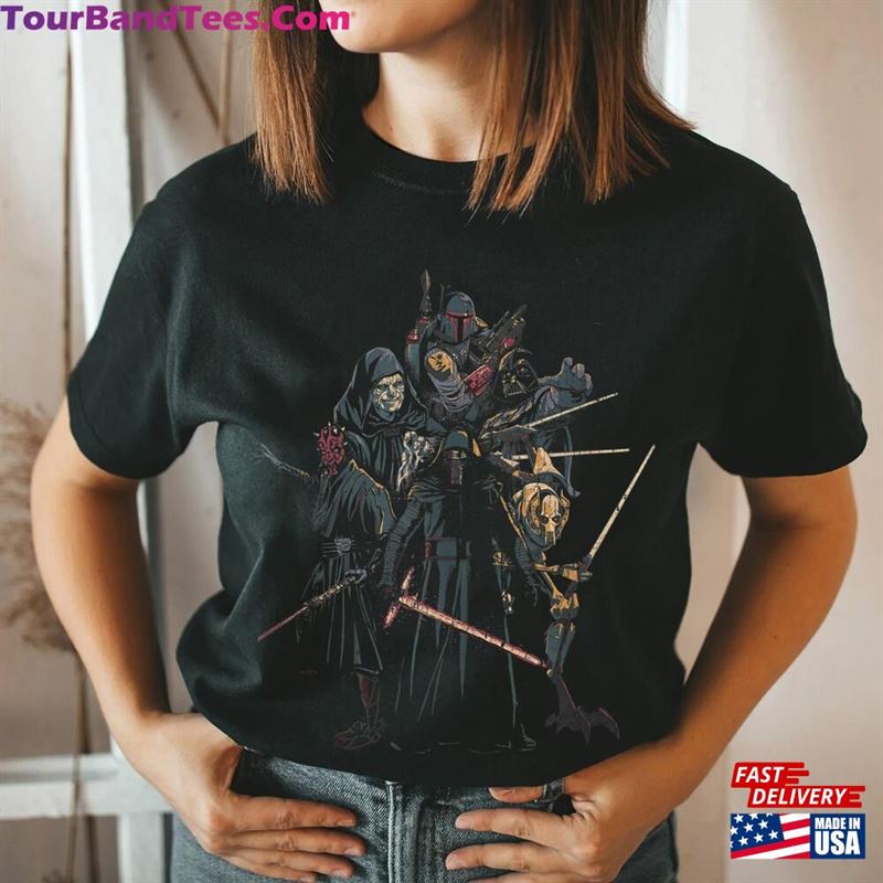 Star Wars Group Shot Villain Portrait Shirt Disney Family Matching Tee Gift Ideas For Men Women Unisex Hoodie 29Uf124566 – Utopia Fashion