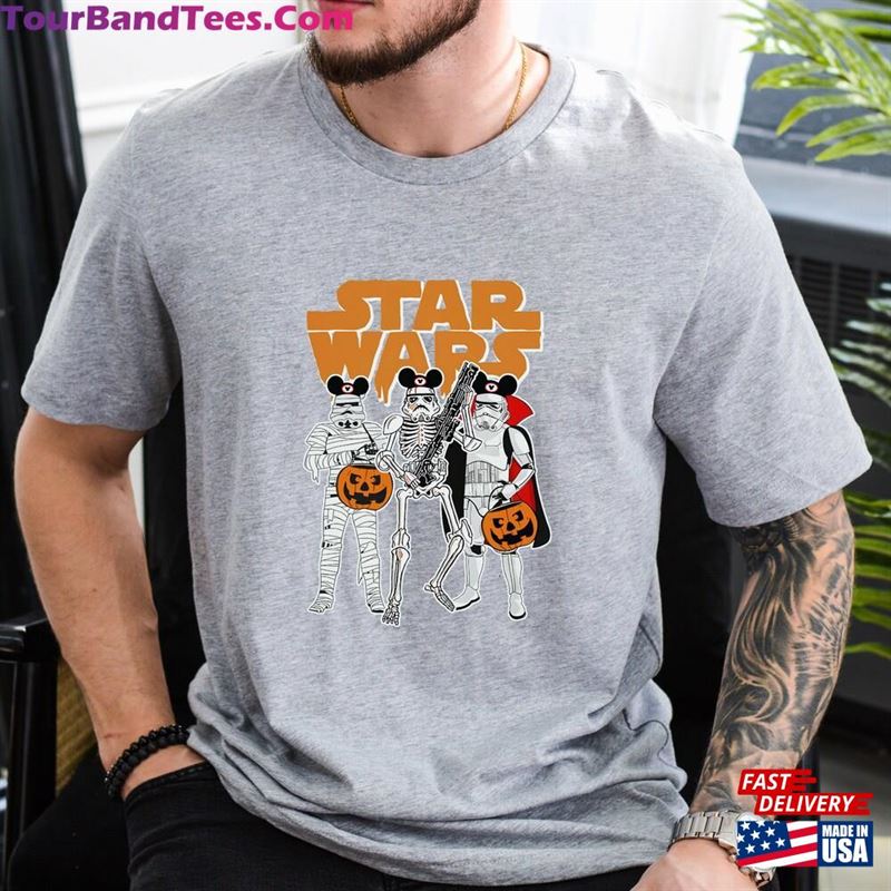 Star Wars Stormtrooper Skeleton Costume Mickey Ears Halloween Unisex T-Shirt Funny Hoodie Shirt 29Uf122617 – Utopia Fashion