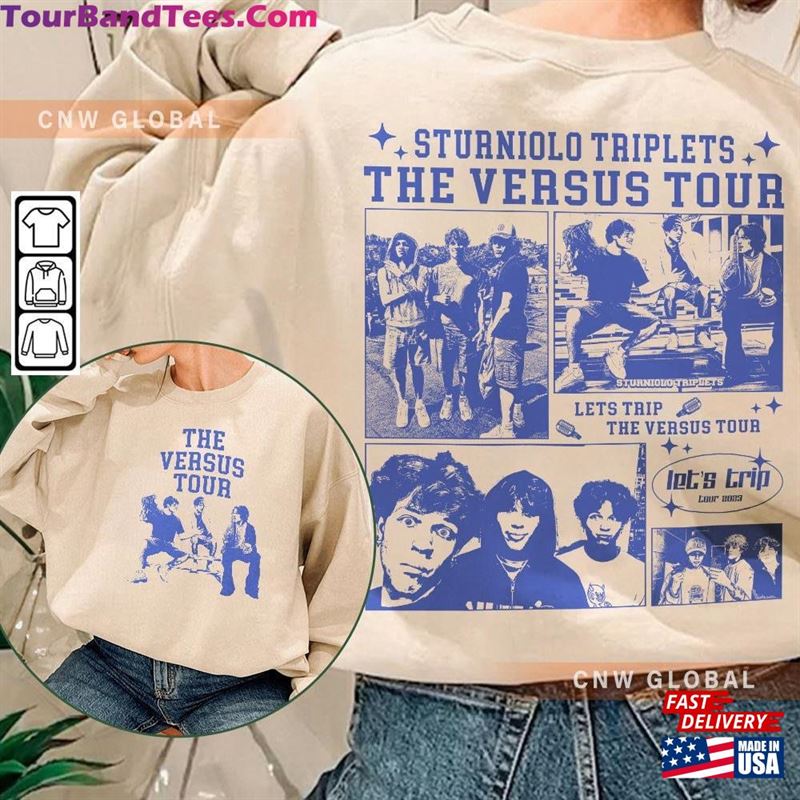 Sturniolo Triplets Iconic Shirt Side The Versus Tour Concert Ticket Vintage 90S Y2K Graphic Tee Hoodie Unisex 29Uf136934 – Utopia Fashion