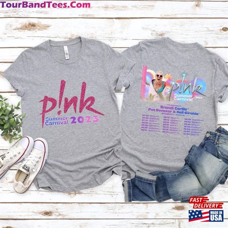 Summer Carnival Trustfall Album Tee Pink Singer Tour Classic Unisex 29Uf131457 – Utopia Fashion