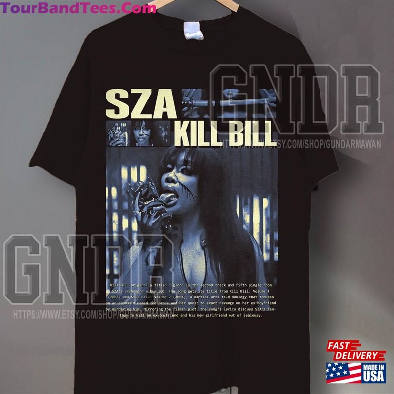 Sza Kill Bill Shirt Album Cover T-Shirt Merch Unisex 29Uf136656 – Utopia Fashion