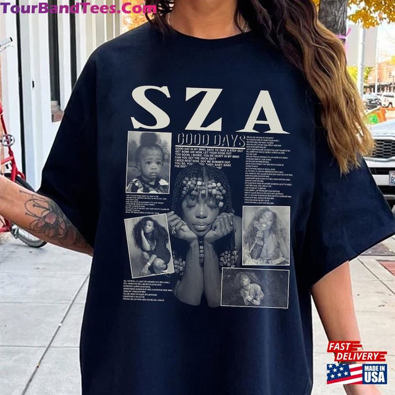 Sza Shirt Album Sos Full Tracklist T-Shirt Music Rnb Singer Rapper Sweatshirt Unisex 29Uf131446 – Utopia Fashion