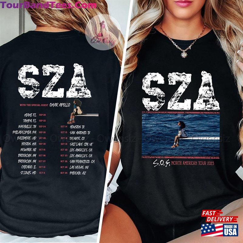 Sza Sos Tour Sweatshirt Kill Bill Shirt Full Tracklist T-Shirt 29Uf136897 – Utopia Fashion