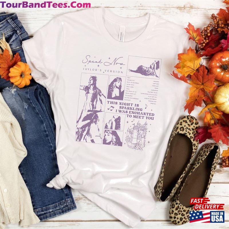 Taylor Album Speak Now Track List Shirt Tee Vintage T-Shirt Sweatshirt Classic 29Uf131345 – Utopia Fashion