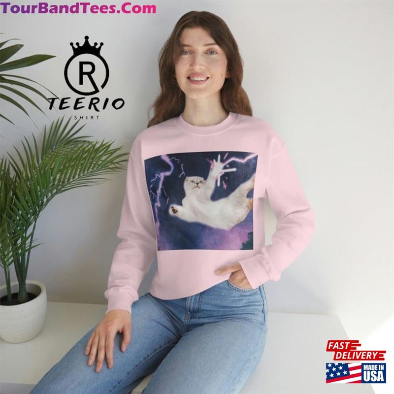 Taylor Cat Lightning Bolt Sweatshirt Olivia Pink Swift Classic 29Uf119248 – Utopia Fashion