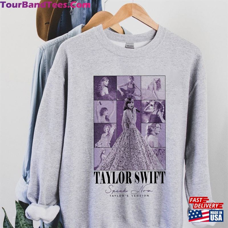 Taylor Speak Now Sweatshirt The Eras Tour Shirt Version Unisex 29Uf124035 – Utopia Fashion