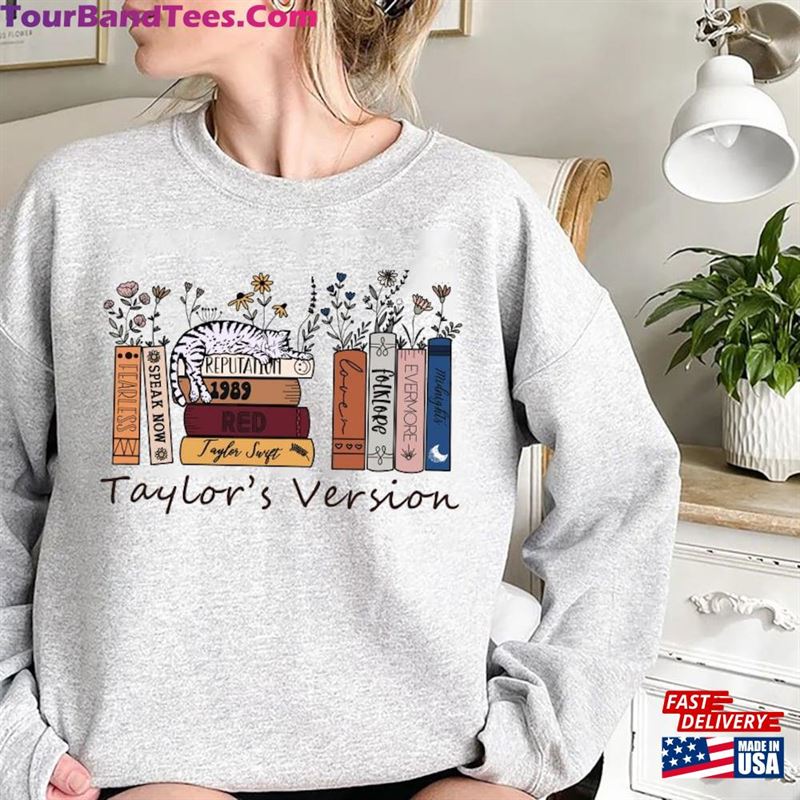 Taylor Swift Albums Books’S Version Music As Book Shirt For Concert Tour Merch Tee Unisex Crewneck Sweatshirt Hoodie T-Shirt 29Uf136467 – Utopia Fashion