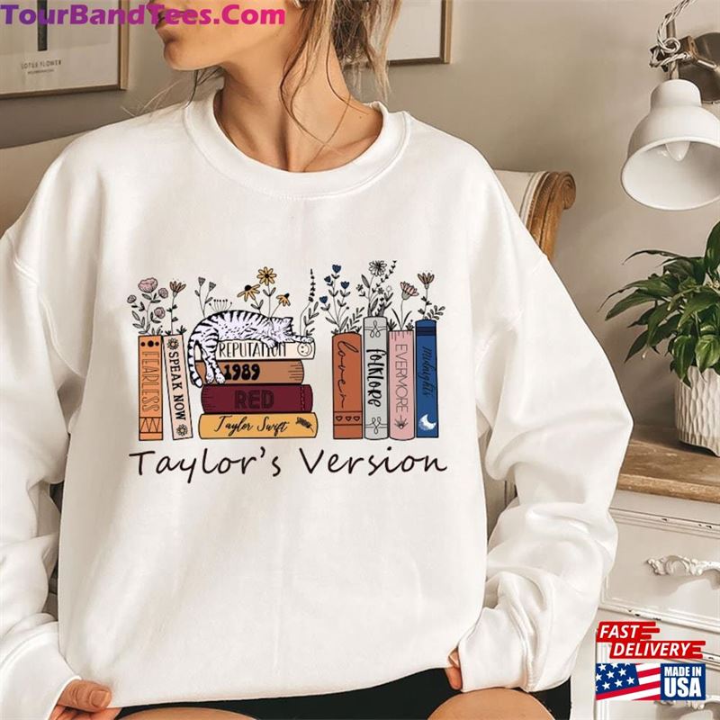 Taylor Swift Albums Books’S Version Music As Book Shirt For Concert Tour Merch Tee Unisex Crewneck Sweatshirt Hoodie T-Shirt 29Uf136467 – Utopia Fashion