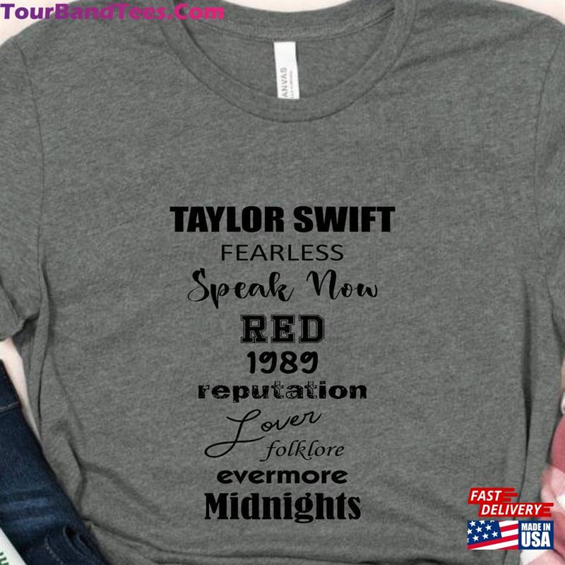 Taylor Swift The Eras Tour Shirt Swiftie Merch Top Sweatshirt Hoodie 29Uf119324 – Utopia Fashion