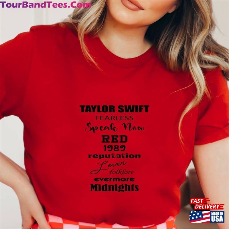 Taylor Swift The Eras Tour Shirt Swiftie Merch Top Sweatshirt Hoodie 29Uf119324 – Utopia Fashion