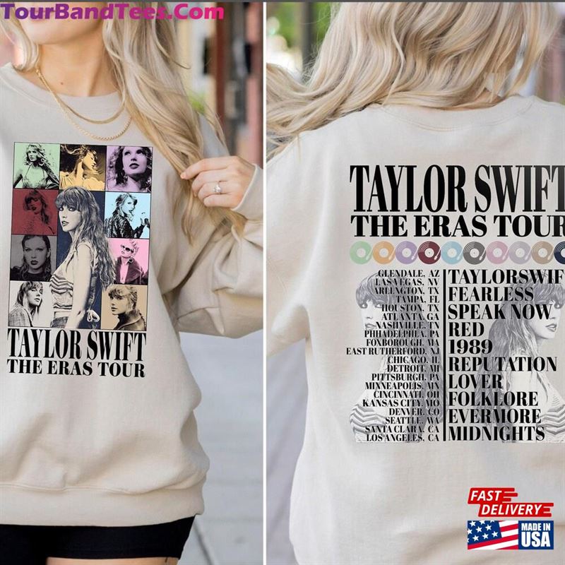 Taylor Swiftie Eras Tour T-Shirt Merch Two Sides Sweatshirt Outfit 29Uf124543 – Utopia Fashion