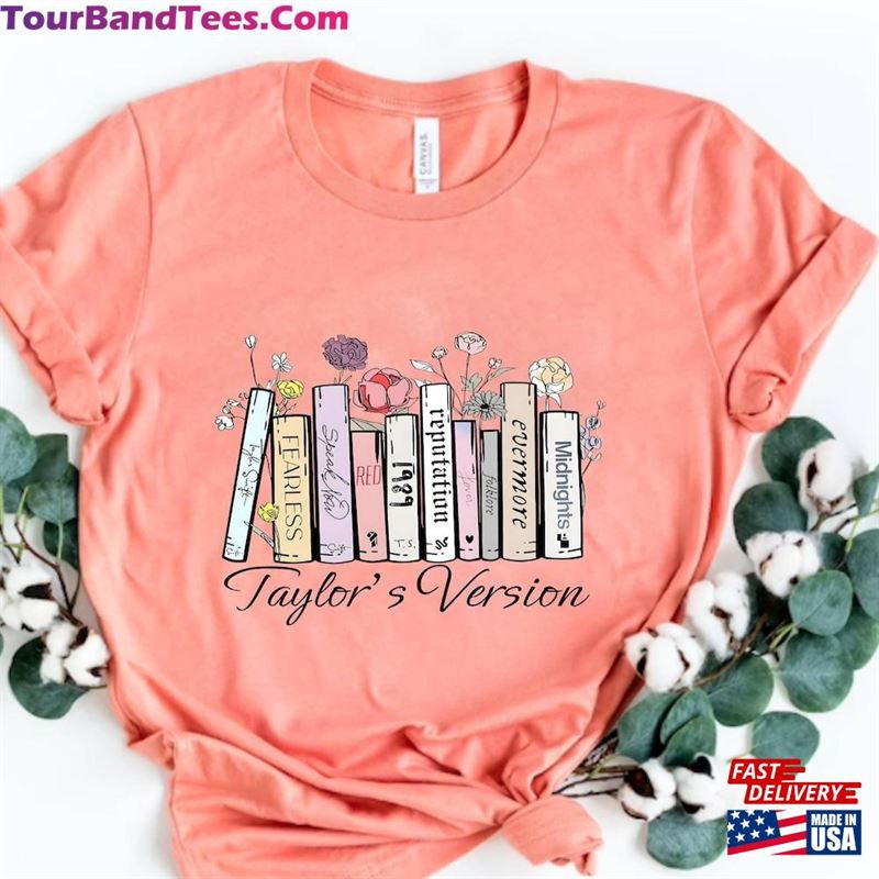 Taylor’S Music Albums As Books T-Shirt Fun Lover Gift Sweatshirt Classic 29Uf119185 – Utopia Fashion