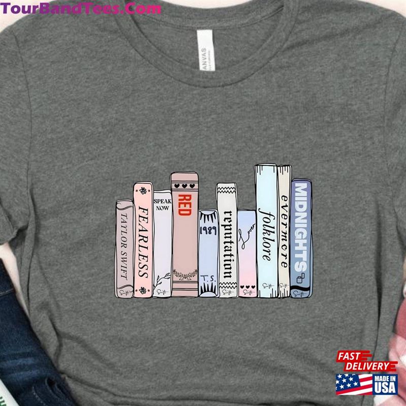 Taylor’S Music Albums As Books T-Shirt Fun Lover Gift Unisex Hoodie 29Uf118770 – Utopia Fashion