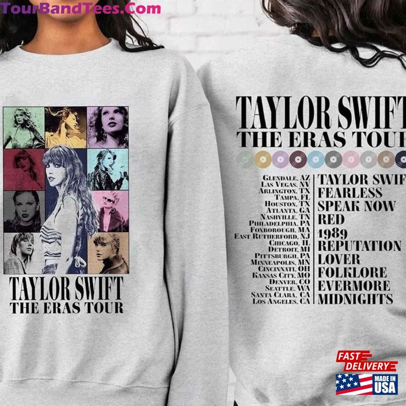 Taylor’S Swiftie Merch The Eras Tour Sweatshirt T-Shirt 29Uf136902 – Utopia Fashion