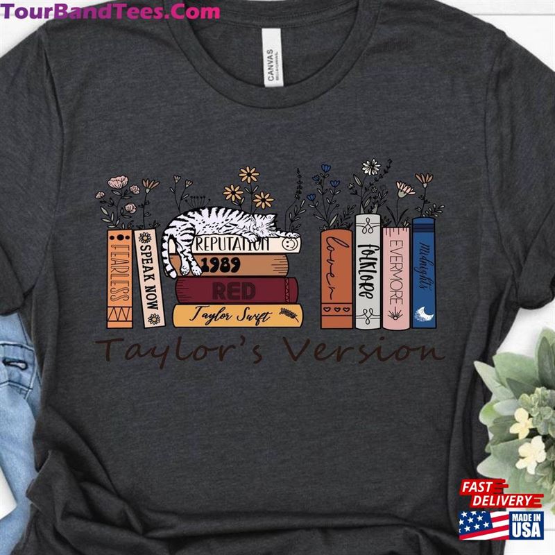 Taylor’S Version Music Albums As Books T-Shirt Fun Lover Gift Sweatshirt Hoodie 29Uf136721 – Utopia Fashion