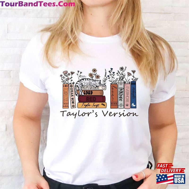 Taylor’S Version Music Albums As Books T-Shirt Fun Lover Gift Sweatshirt Hoodie 29Uf136721 – Utopia Fashion