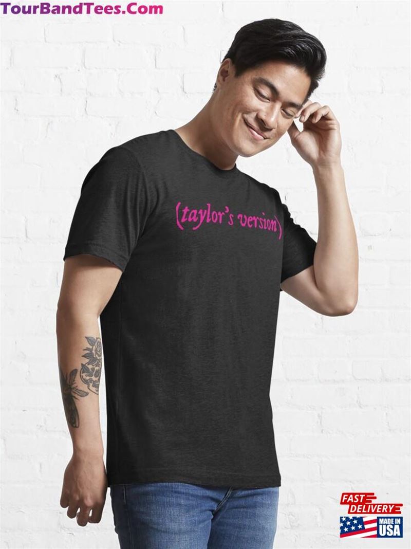 Taylors Version Pink Essential T-Shirt Unisex 29Uf141381 – Utopia Fashion