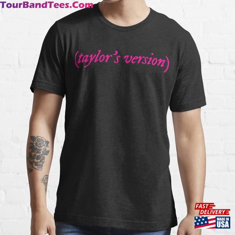 Taylors Version Pink Essential T-Shirt Unisex 29Uf141381 – Utopia Fashion