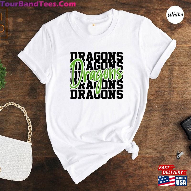 Team Mascot Shirt Dragons Spirit T-Shirt Hoodie 29Uf124086 – Utopia Fashion