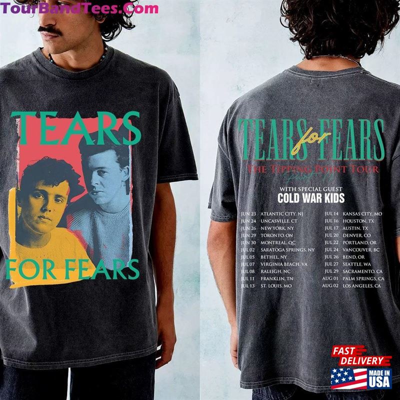 Tears For Fears The Tipping Point Tour Shirt Band Unisex Classic 29Uf124486 – Utopia Fashion