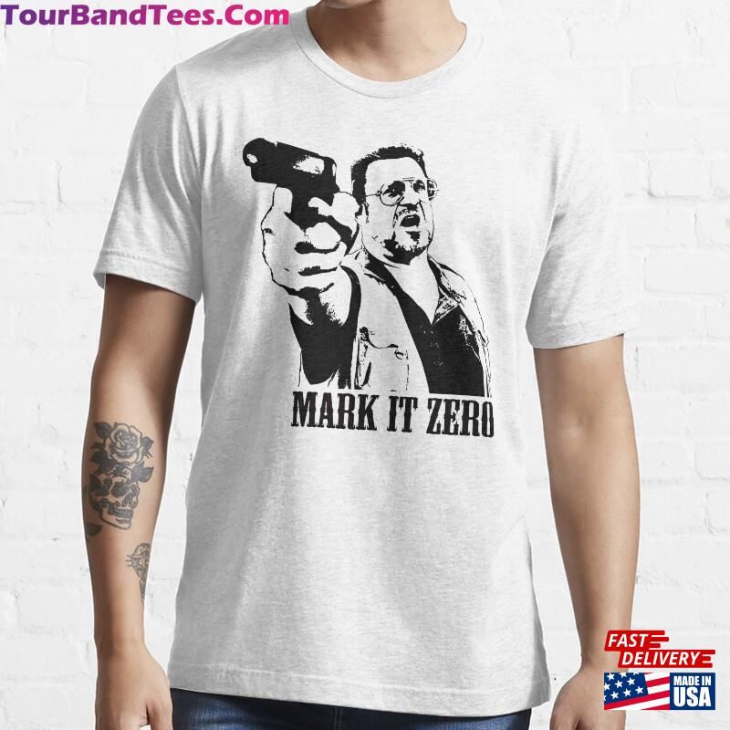 The Big Lebowski Mark It Zero T-Shirt Unisex 29Uf141483 – Utopia Fashion