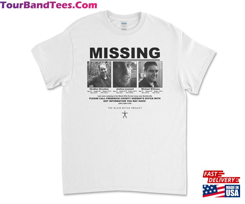 The Blair Witch Project Missing Tee Unisex Classic 29Uf122096 – Utopia Fashion