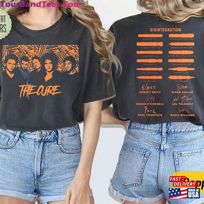 The Cure Disintegration Vintage 80S T-Shirt Robert Smith Shirt Tour Dates Unisex 29Uf123377 – Utopia Fashion