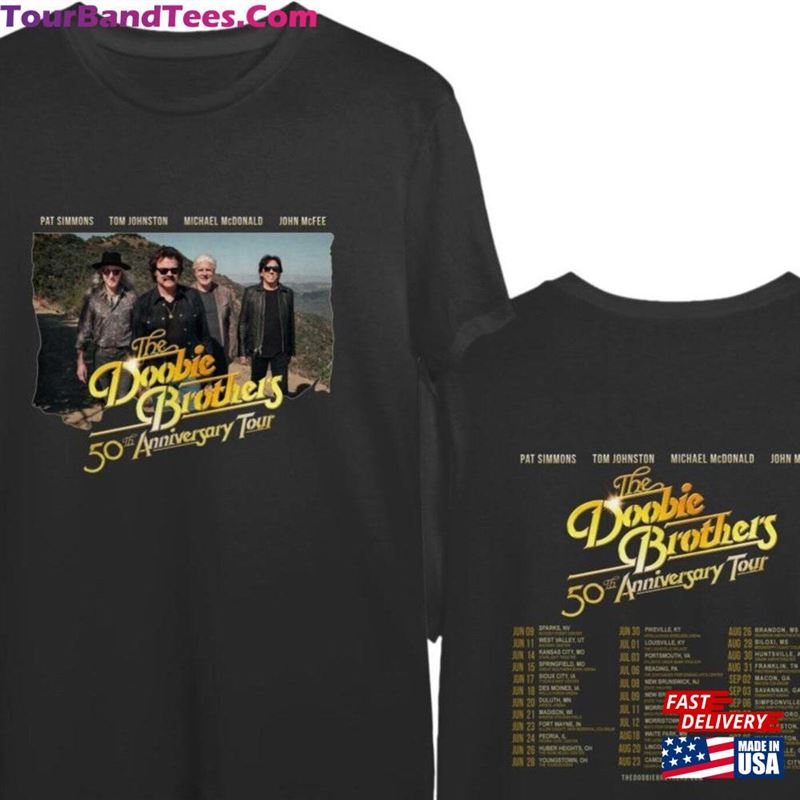 The Doobie Brothers Tour Doobiebrothers 50Th Anniversary Shirt Sweatshirt Unisex 29Uf123997 – Utopia Fashion