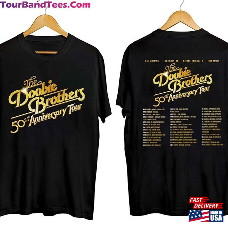 The Doobie Brothers Tour Shirt 50Th Anniversary Music World Classic Hoodie 29Uf131883 – Utopia Fashion