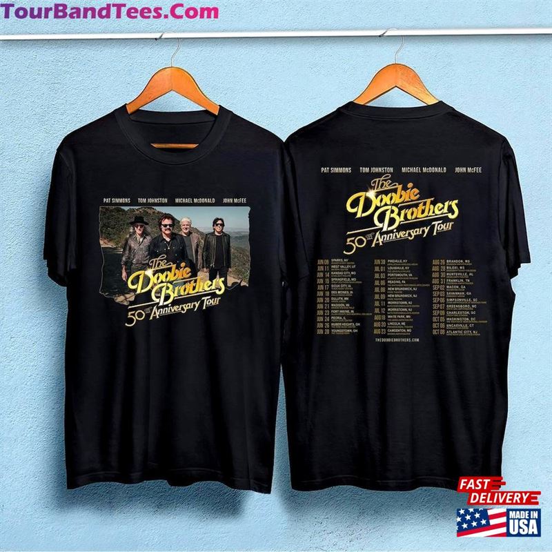 The Doobie Brothers Tour Shirt 50Th Anniversary Music World Classic Sweatshirt 29Uf123417 – Utopia Fashion