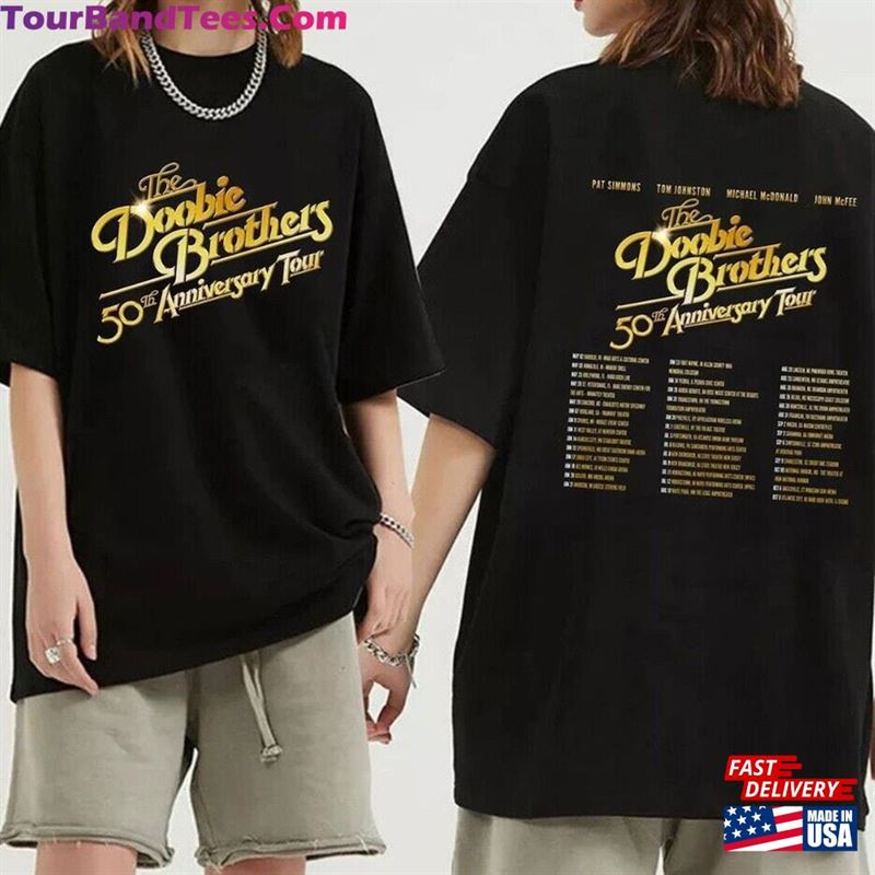 The Doobie Brothers Tour Shirt 50Th Anniversary T-Shirt Fan Hoodie Unisex 29Uf123765 – Utopia Fashion