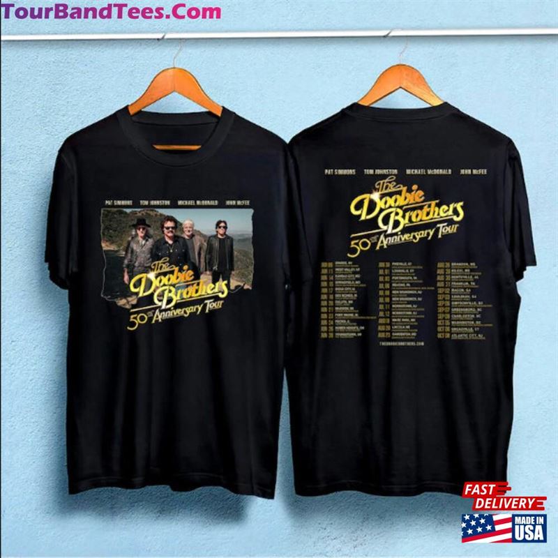 The Doobie Brothers Tour T-Shirt Vintage 50Th Anniversary Shirt Music World Classic Sweatshirt 29Uf118480 – Utopia Fashion