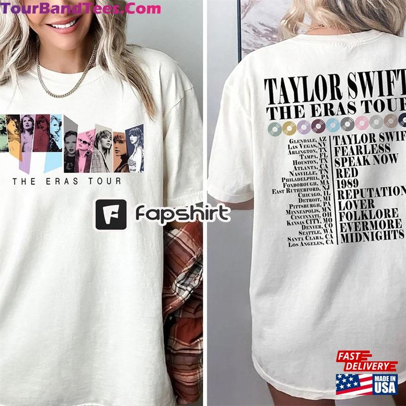 The Eras Tour Sides Shirt T-Shirt Midnights Album Hoodie 29Uf124420 – Utopia Fashion