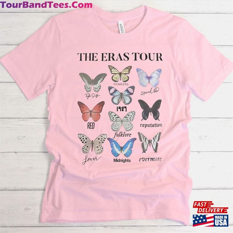 The Eras Tour Butterfly Shirt Taylor Swift Album Ts Unisex Hoodie 29Uf119192 – Utopia Fashion