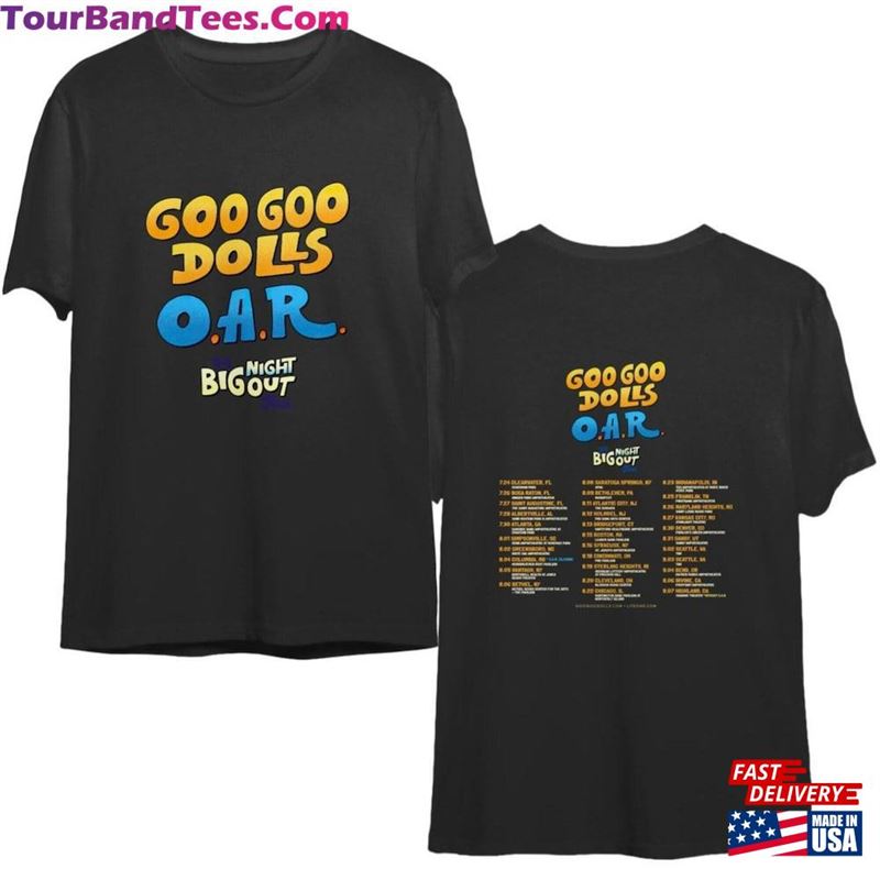 The Googoo Dolls O A R Tour Dates Shirt Unisex Premium T-Shirt Sweatshirt Hoodie 29Uf123078 – Utopia Fashion