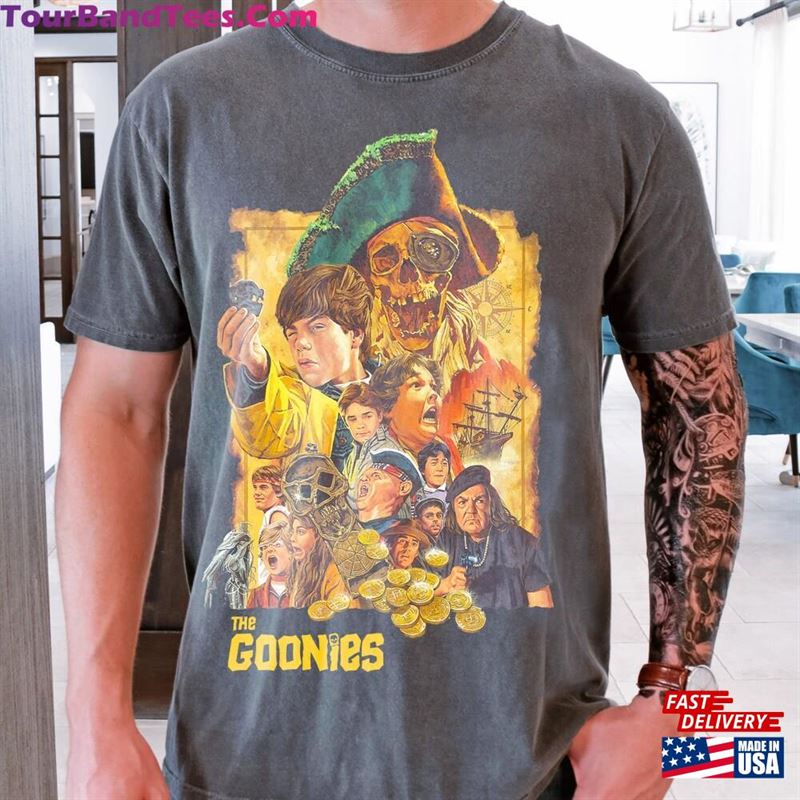 The Goonies Movie T-Shirt Retro Treasure Map Unisex Graphic Tee 29Uf119161 – Utopia Fashion