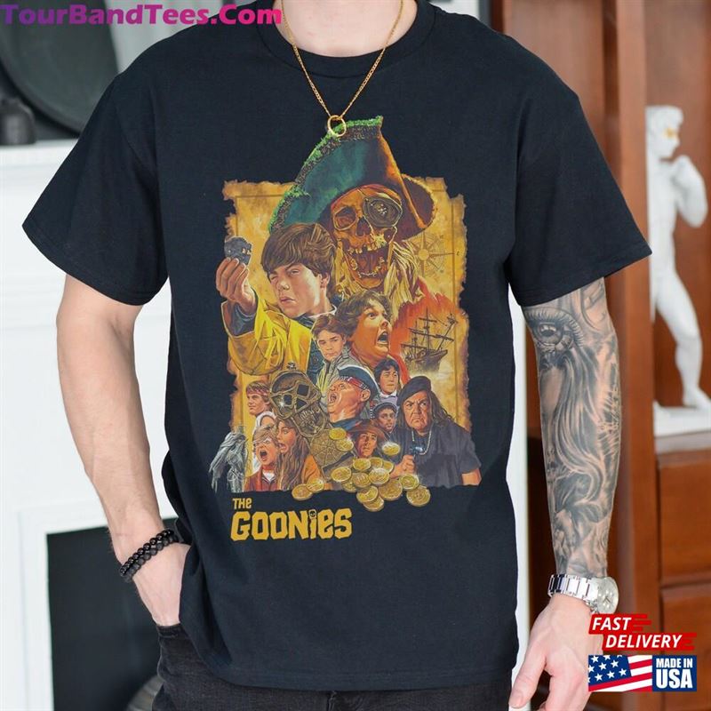 The Goonies Movie T-Shirt Retro Treasure Map Unisex Graphic Tee 29Uf119161 – Utopia Fashion