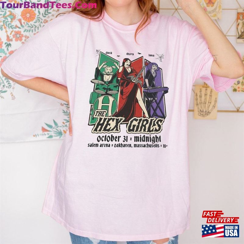 The Hex Girls Rock Band Music Comfort Colors Shirt Tour Hoodie T-Shirt 29Uf118430 – Utopia Fashion