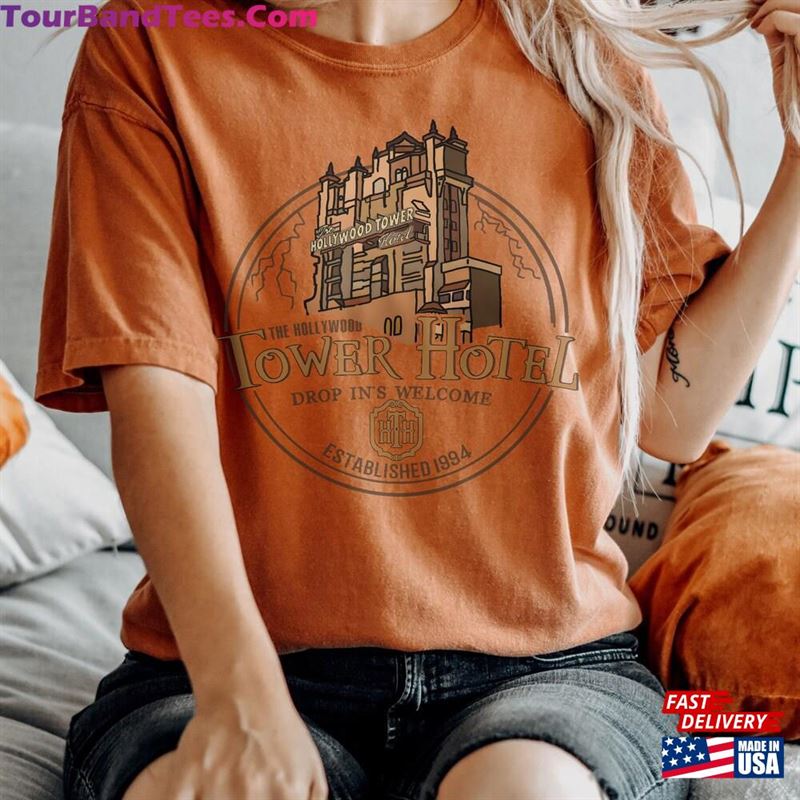 The Hollywood Tower Hotel Shirt Of Terror Disney Studios Unisex Classic 29Uf136785 – Utopia Fashion