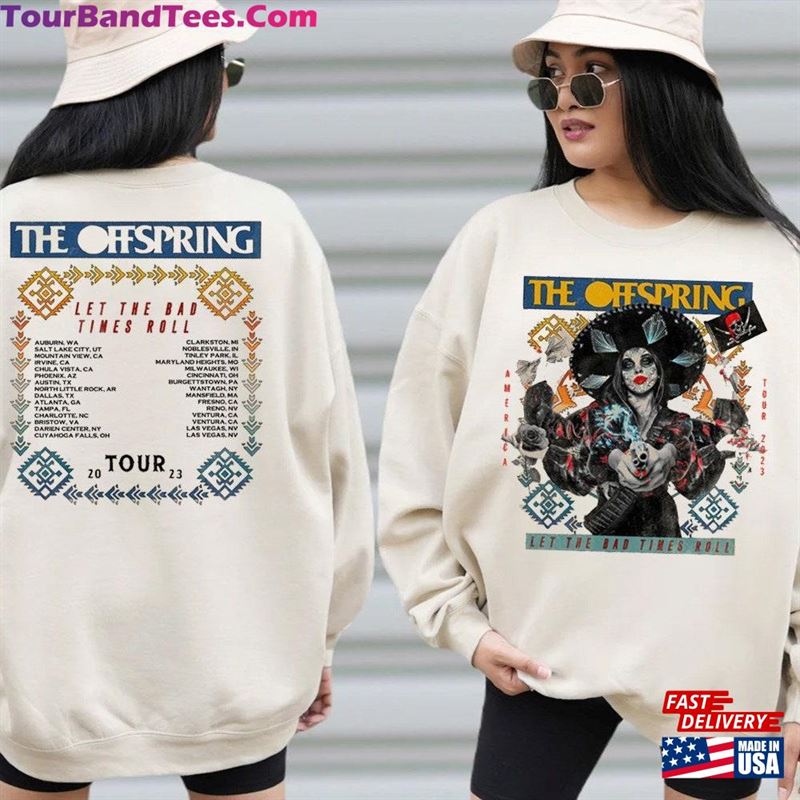 The Offspring Let Bad Times Roll Summer Tour T-Shirt Shirt Rock Sweatshirt Hoodie 29Uf124402 – Utopia Fashion