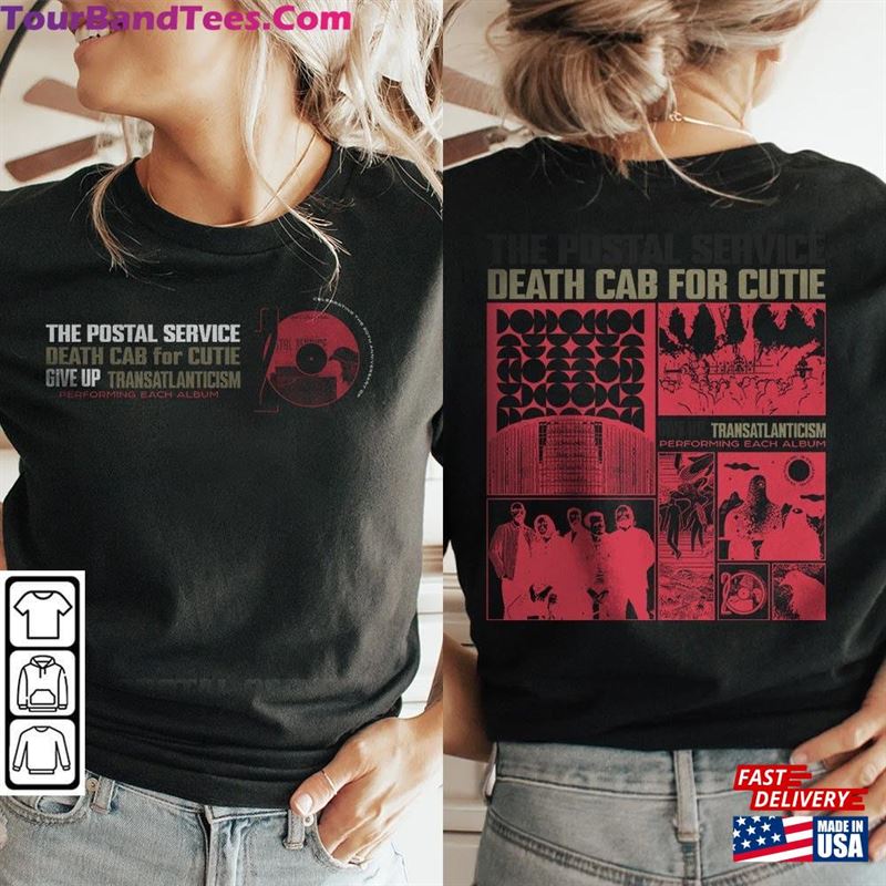 The Postal Service Death Cab For Cutie Tour Shirt Sides 20Th Anniversary Concert Tickets Sweatshirt Unisex 29Uf131929 – Utopia Fashion